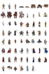 Arcknight Flat Plastic Miniatures - Core Set Bundle - 310 2D Minis